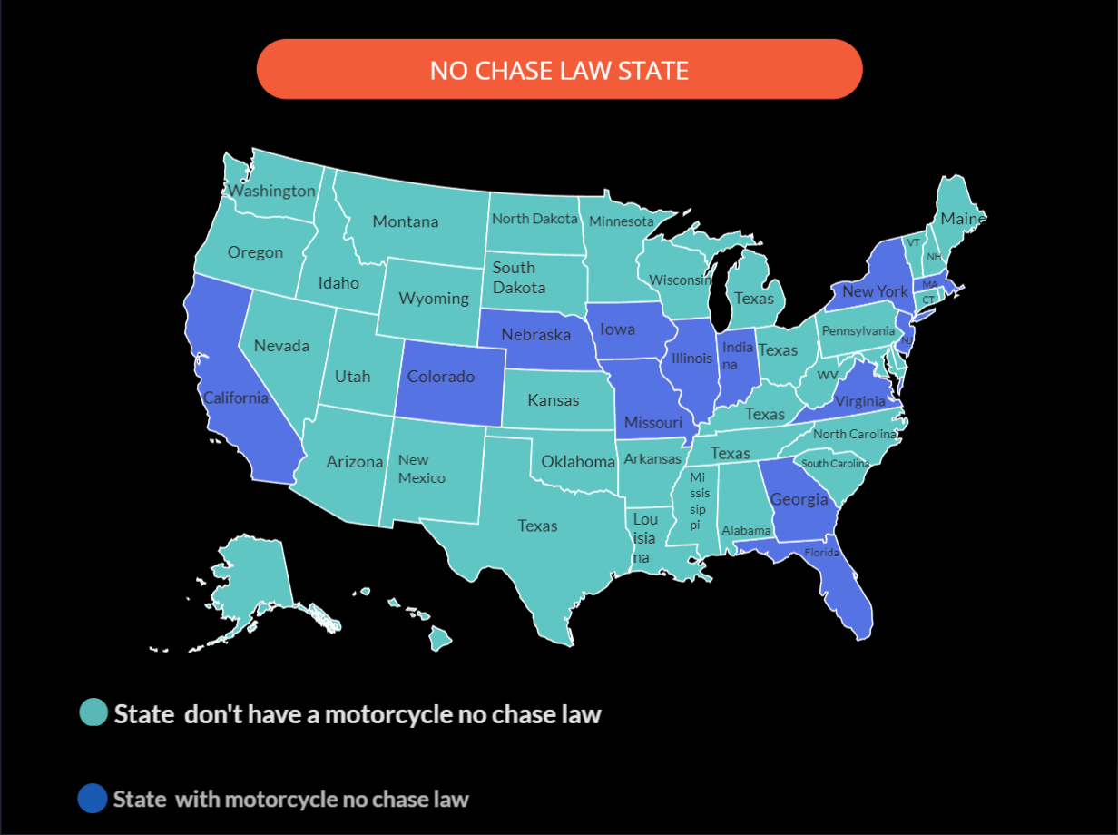 no chase law states