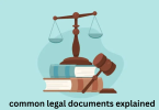 common legal documents explained