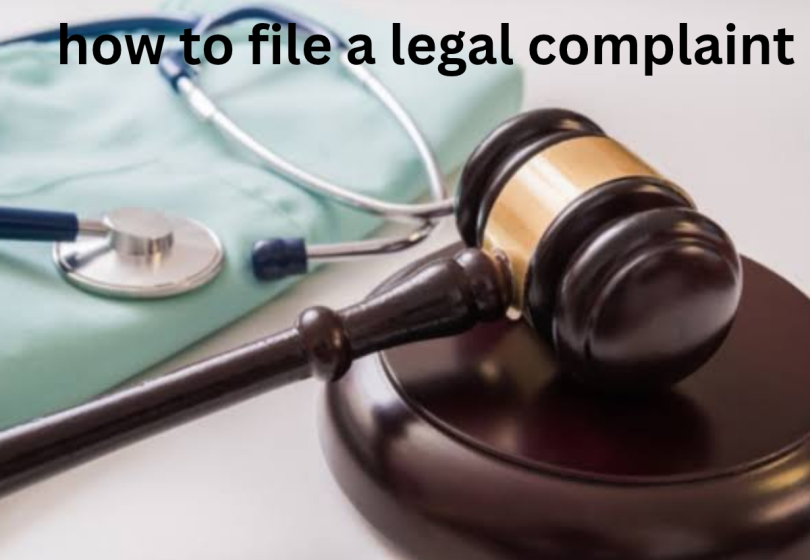 how to file a legal complaint