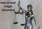 how to read a legal document