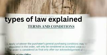 types of law explained